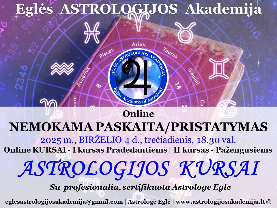 Online – NEMOKAMA PASKAITA/PRISTATYMAS | ASTROLOGIJOS KURSAI Online – NEMOKAMA PASKAITA/PRISTATYMAS | ASTROLOGIJOS KURSAI