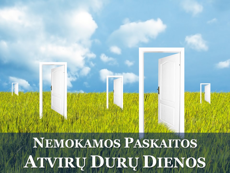 Online – NEMOKAMOS PASKAITOS | ATVIRŲ DURŲ DIENOS
